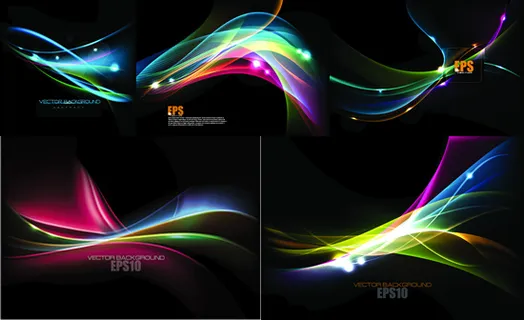 动感波纹背景,背景元素