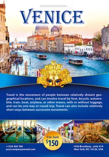 大气旅游宣传海报