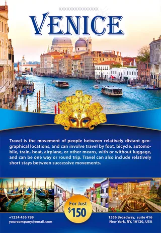 大气旅游宣传海报