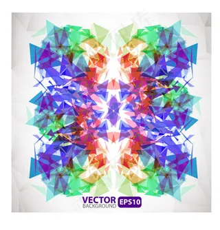 多彩立体底纹背景