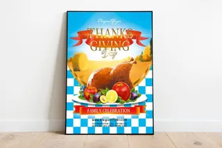 感恩节火鸡海报