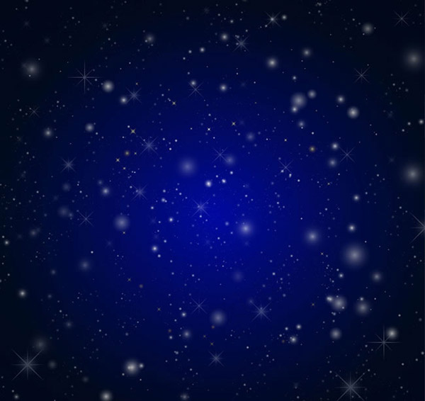 梦幻光晕蓝色背景ai矢量模版下载