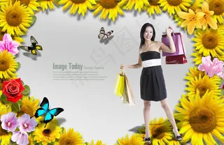 时尚商业购物海报