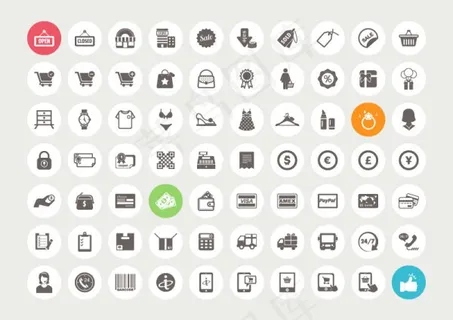 电商图标,免抠元素