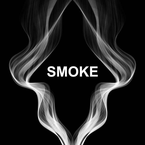 波浪形烟雾背景