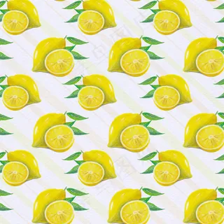 柠檬无缝背景