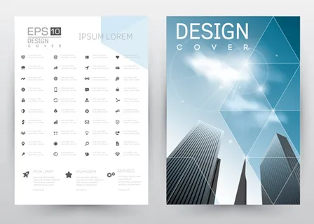 几何元素画册封面