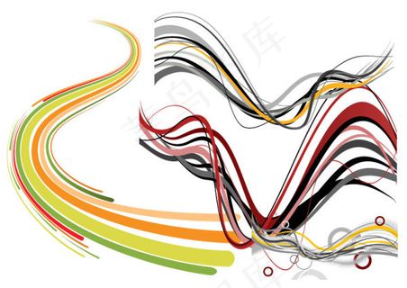 动感线条矢量