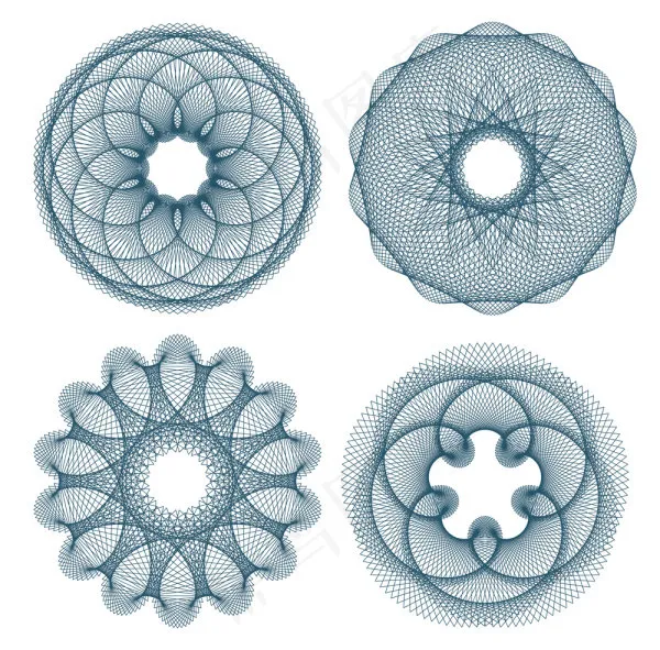 精美防伪花纹02eps,ai矢量模版下载