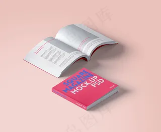 杂志封面内页贴图