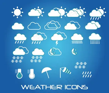 天气预报气象标志 天气预报气象标志