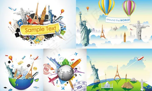 著名建筑旅游主题