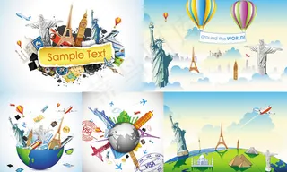 著名建筑旅游主题