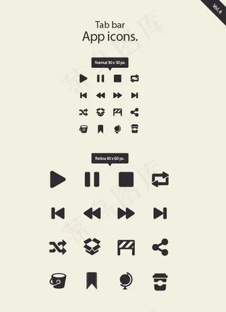 网络图标矢量,免抠元素