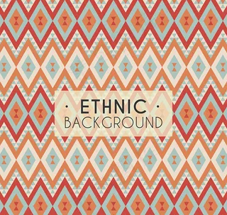 复古菱形无缝背景