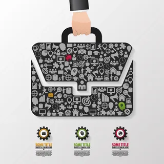 商务公文包信息图