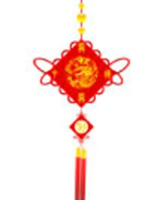 矢量龙图案中国结