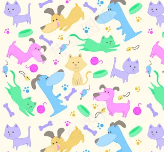 可爱的宠物背景