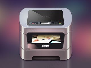 逼真打印机图标,免抠元素