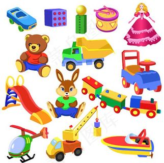 儿童玩具矢量