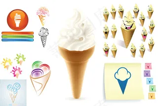 卡通冰激凌