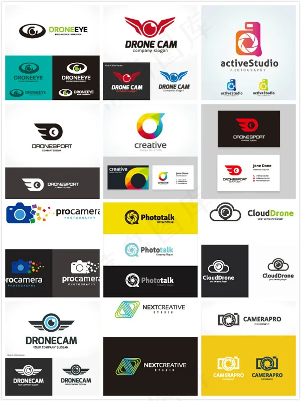 个性LOGO图标,免抠元素eps,ai矢量模版下载