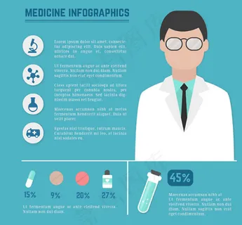 医生医疗信息图