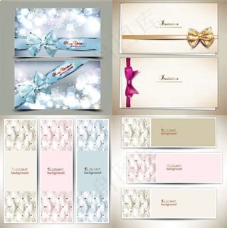 圣诞贺卡和横幅