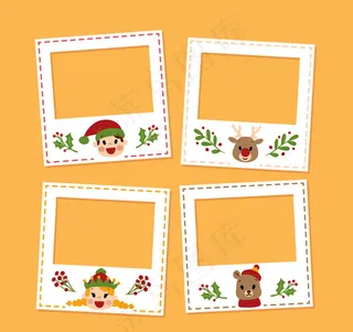 圣诞节相片边框