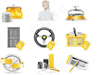 精致生活图标,免抠元素