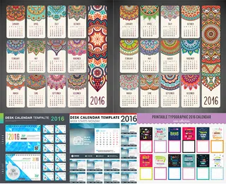 2016年日历主题