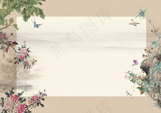 中国风海报背景