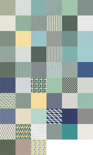 几何图形拼接背景