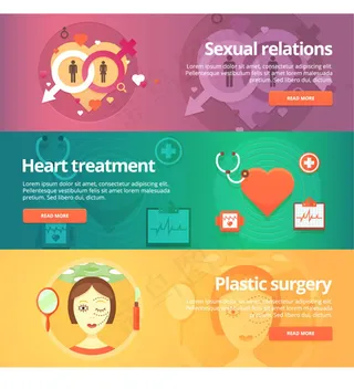 医疗保健网页横幅
