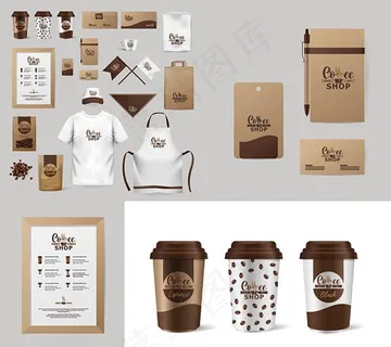 咖啡店铺视觉元素