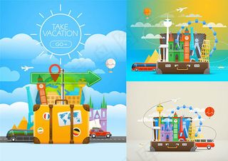 环游世界卡通漫画