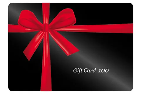 丝带黑色礼品卡