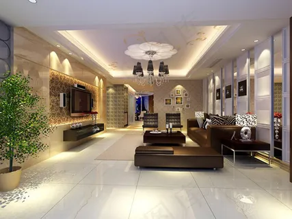 现代大气客厅模型 现代大气客厅模型