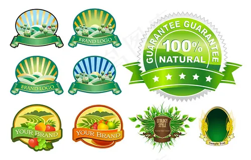 漂亮的label矢量