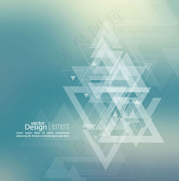 三角形模糊背景