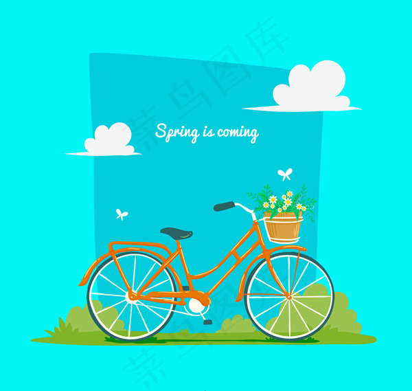 春季郊外单车
