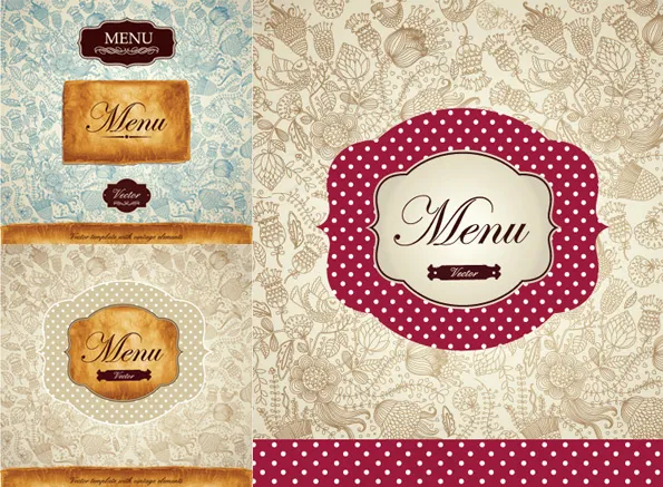 精美食谱包装eps,ai矢量模版下载