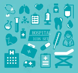 创意医院图标,免抠元素