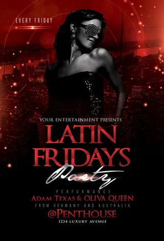 欧美风酒吧海报