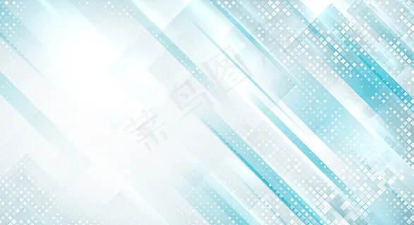 线条方块科技背景