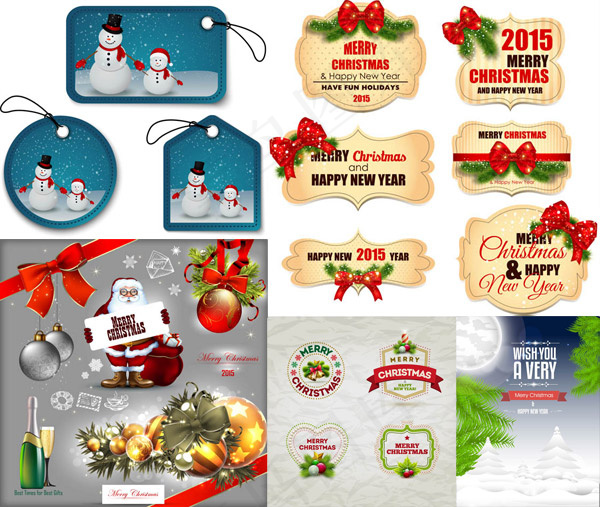 圣诞节边框背景