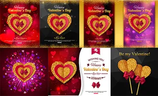 情人节心形贺卡