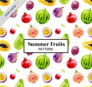 水果无缝背景