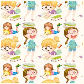 可爱卡通儿童背景