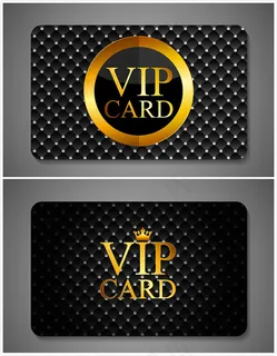 VIP贵宾卡矢量 VIP贵宾卡矢量